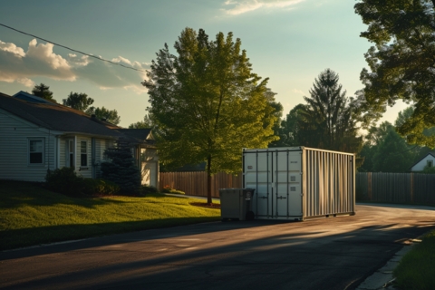 Real estate Moving and Packing made easy with Portable Shipping container in Calgary